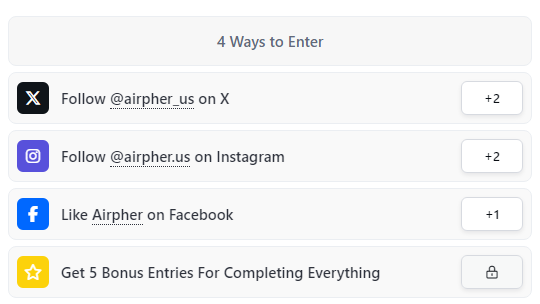 Giveaway image