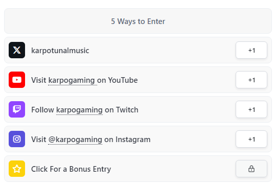Giveaway image 1
